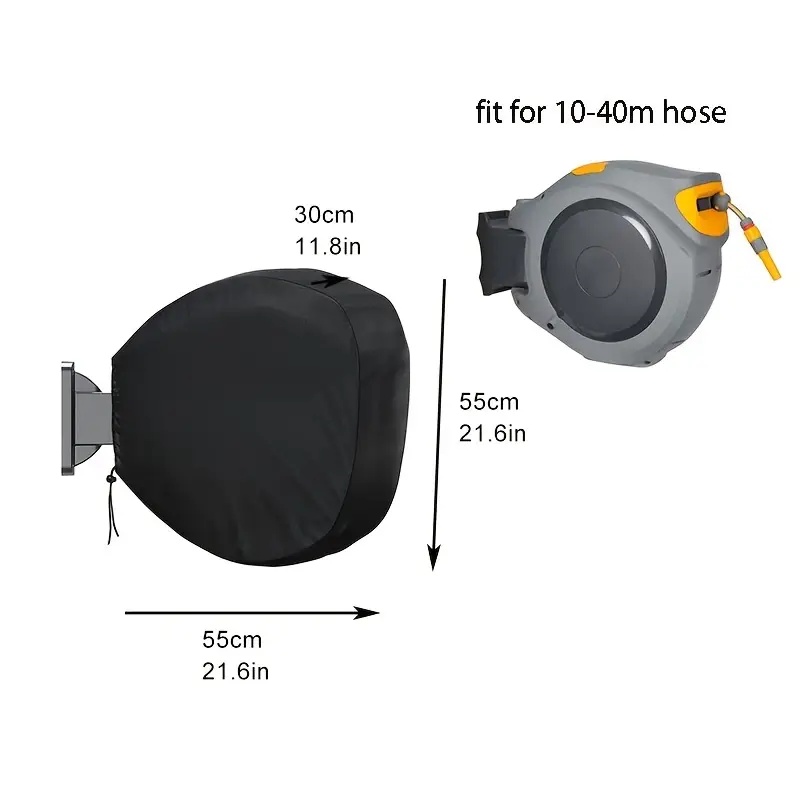 Square Garden Retractable Hose - Reel Cover avaliação e preço