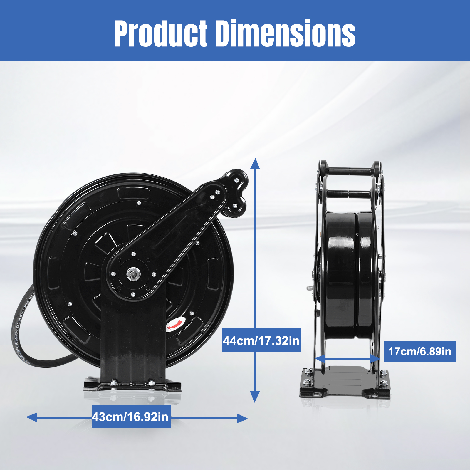 Washer Hose Reel Auto Rewind P - Reel Oil avaliação e preço