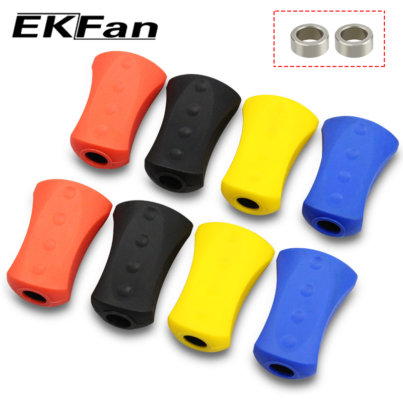 EKFan 1 Pair Rubber Fishing Re - Trolling Reel avaliação e preço
