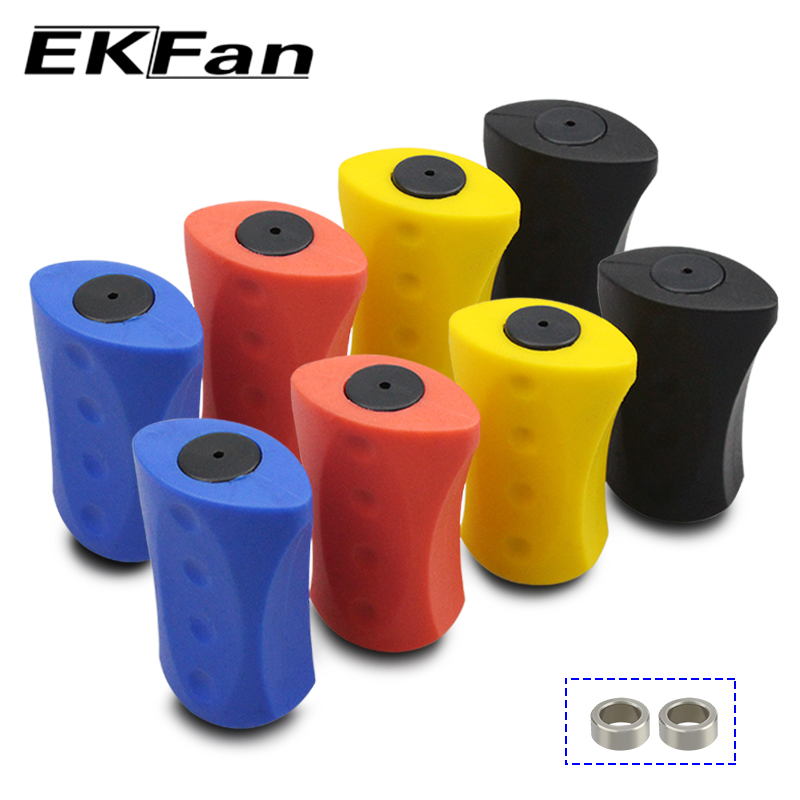 EKFan 1 Pair Rubber Fishing Re - Trolling Reel avaliação e preço