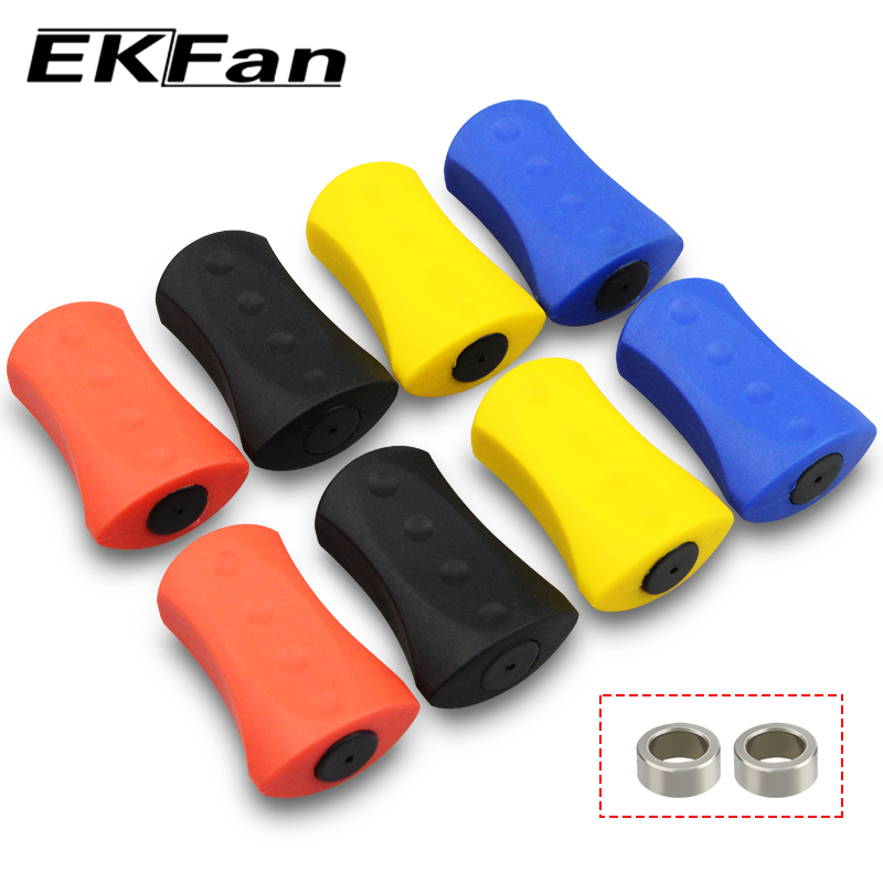 EKFan 1 Pair Rubber Fishing Re - Trolling Reel avaliação e preço
