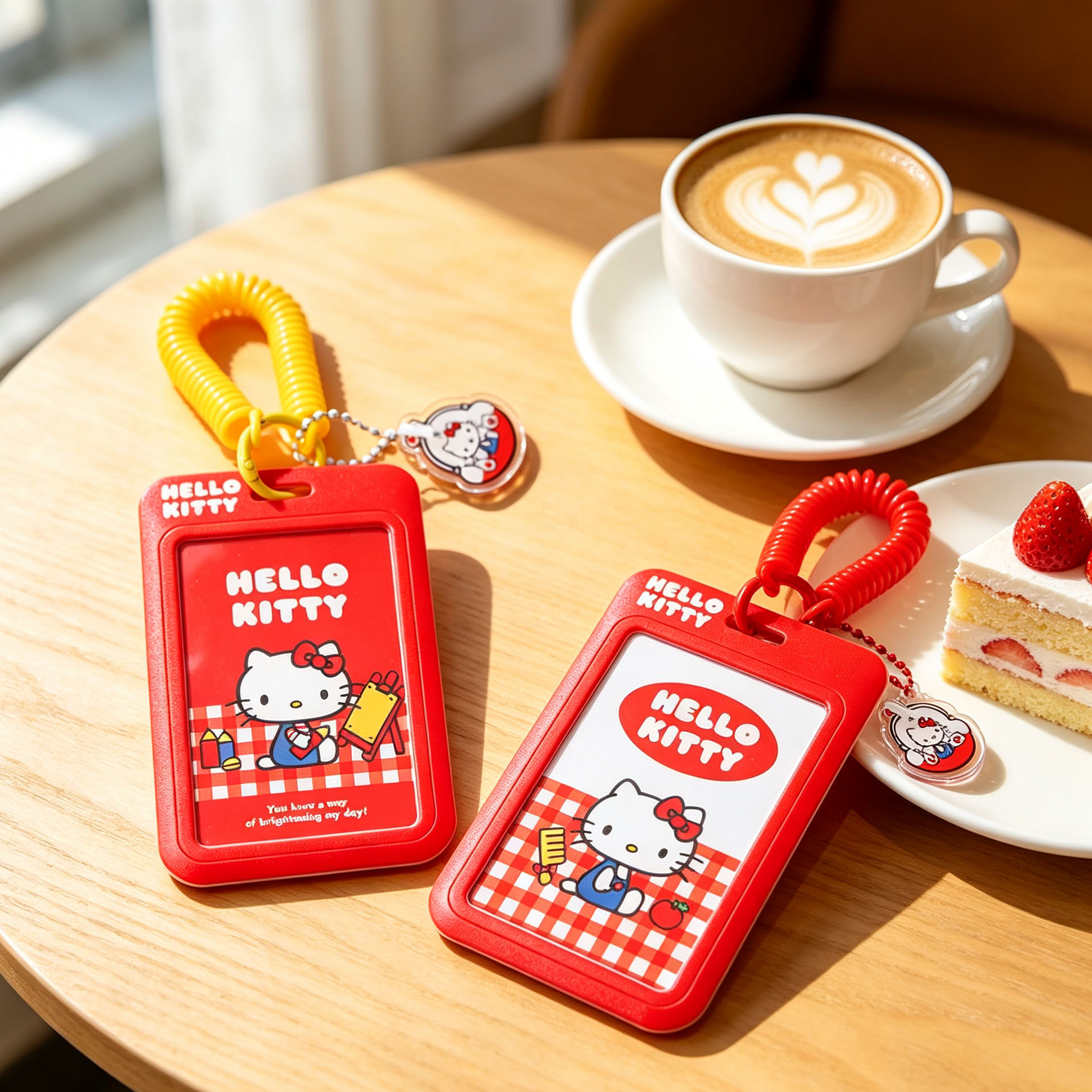 Hello Kitty Slide ID Tag Name  - Reel Case avaliação e preço
