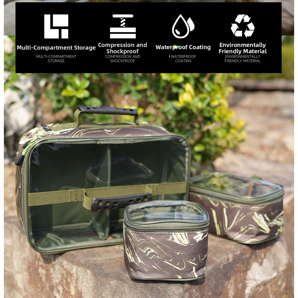 Green Waterproof Oxford Fishin - Reel Bag avaliação e preço