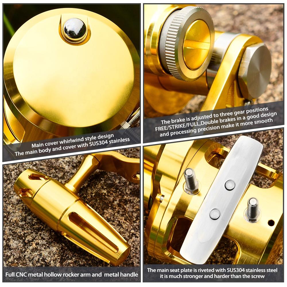 PRO BEROS Trolling Reel 5.7:1  - Reel Handle avaliação e preço