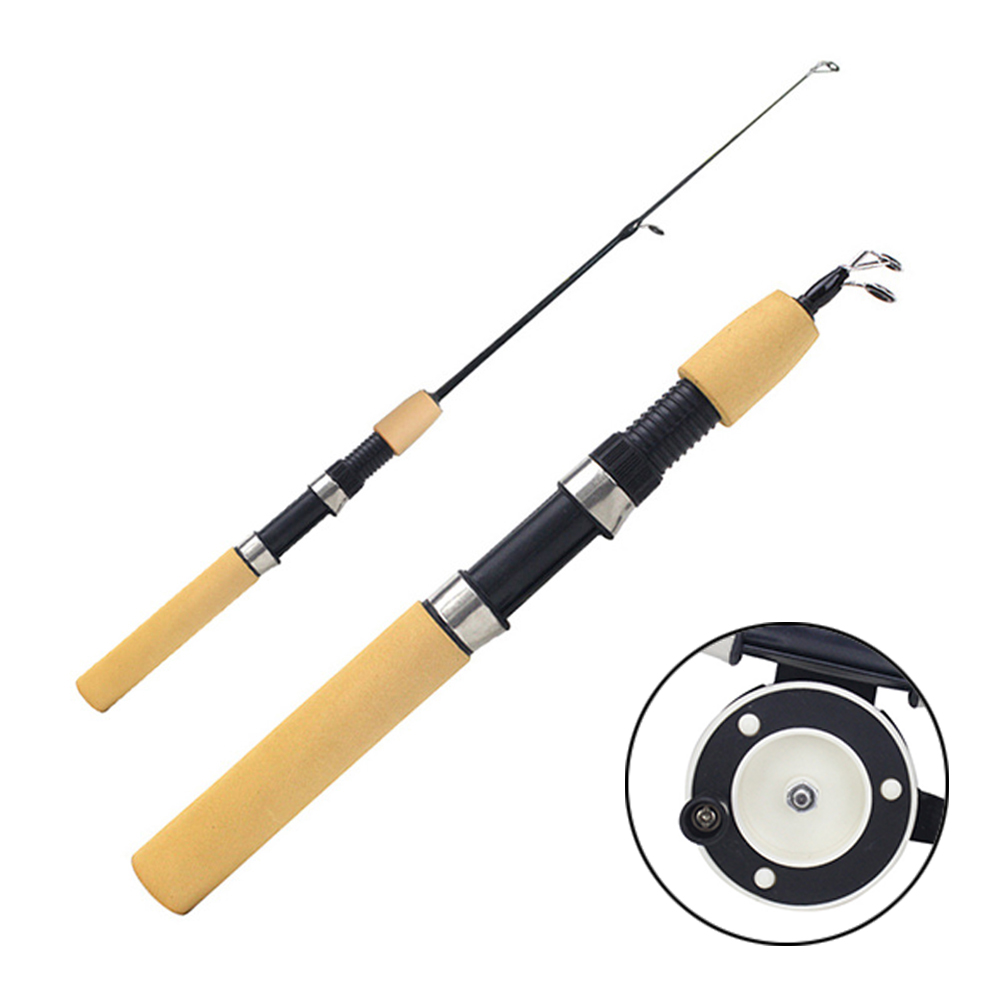 Ice Fishing Rod Portable Spinn - Ice Fishing Reel avaliação e preço