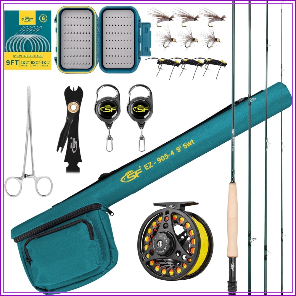 Fly Fishing Rod Combo Starter  - Reel Case avaliação e preço
