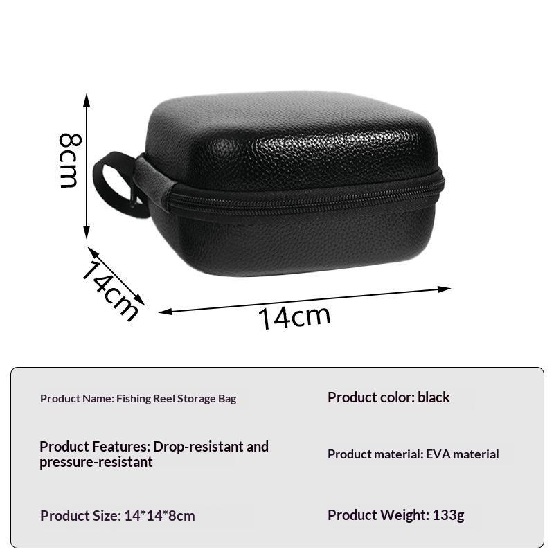 New Hard EVA Fishing Bag Spinn - Reel Cover avaliação e preço