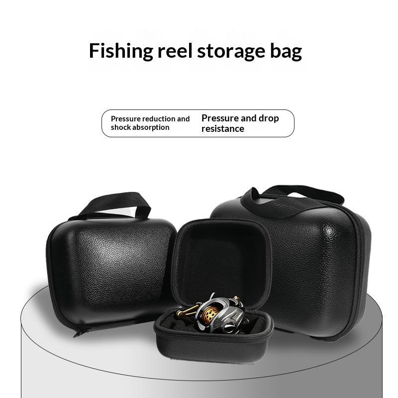 New Hard EVA Fishing Bag Spinn - Reel Cover avaliação e preço