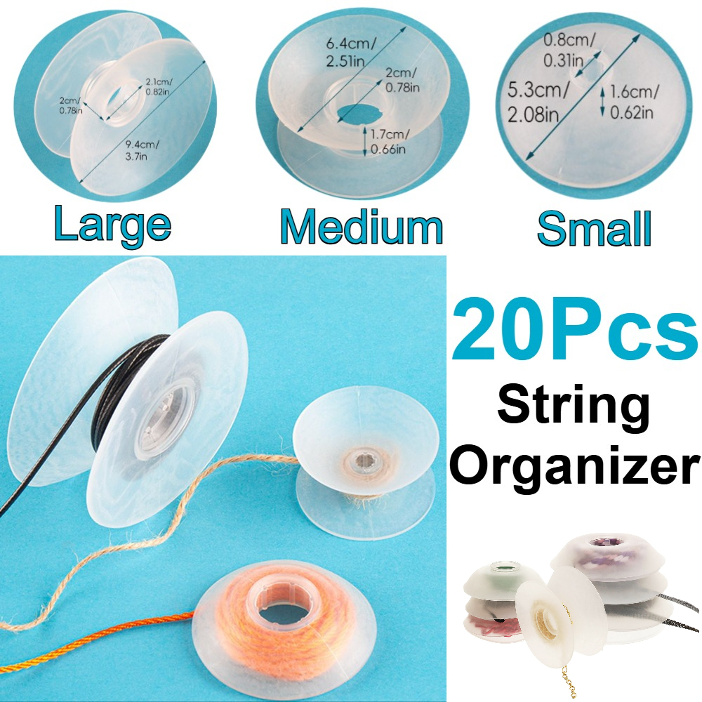 20Pcs Small/Medium/Large Threa - Reel Bag avaliação e preço