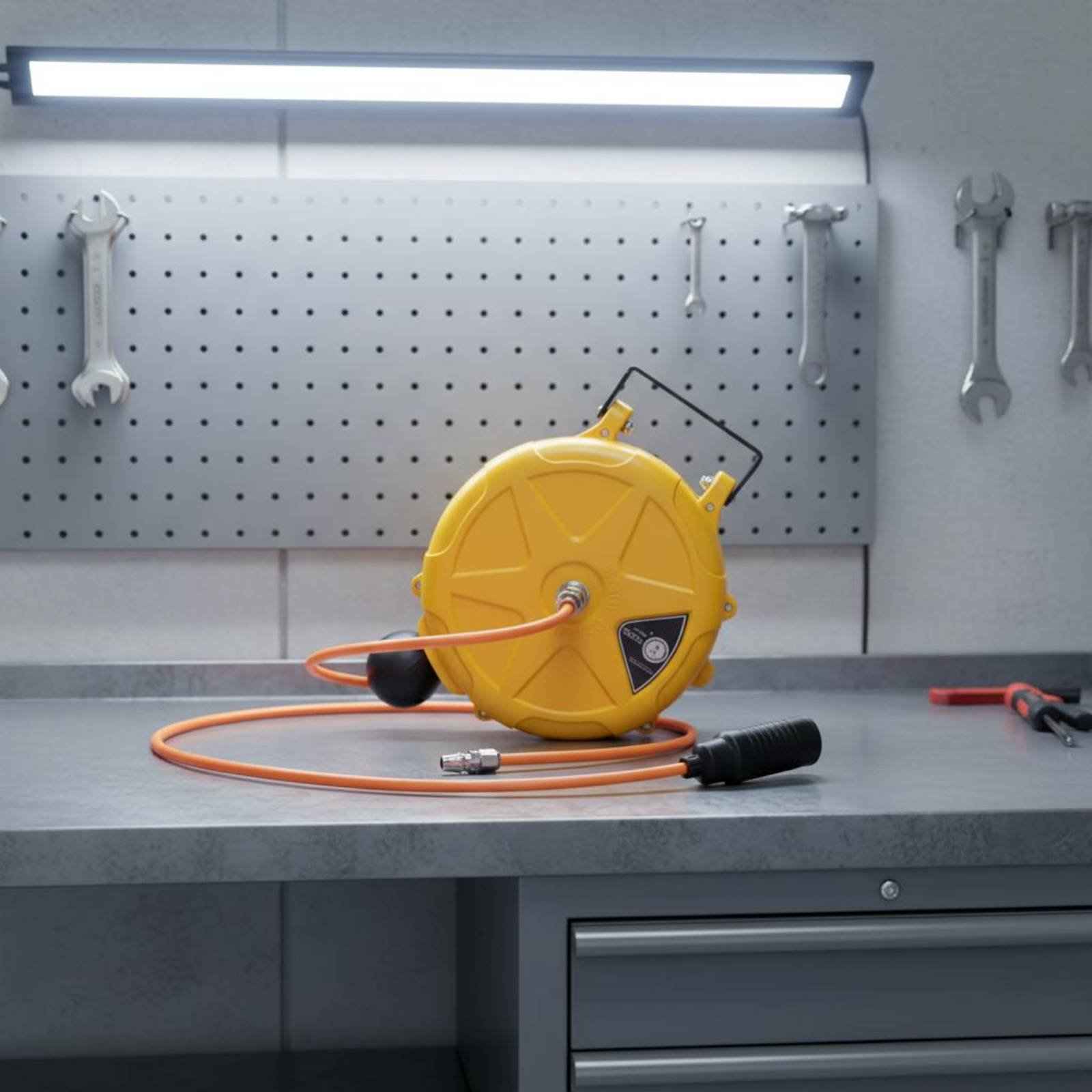 Mini Hose Reel Self-Locking Re - Reel Handle avaliação e preço
