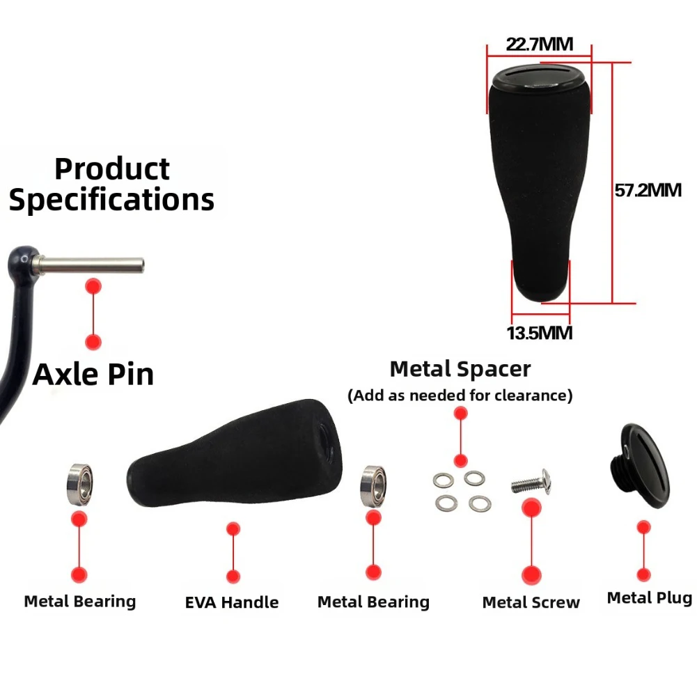 EVA Knob Replacement Parts Fis - Spincast Reel avaliação e preço