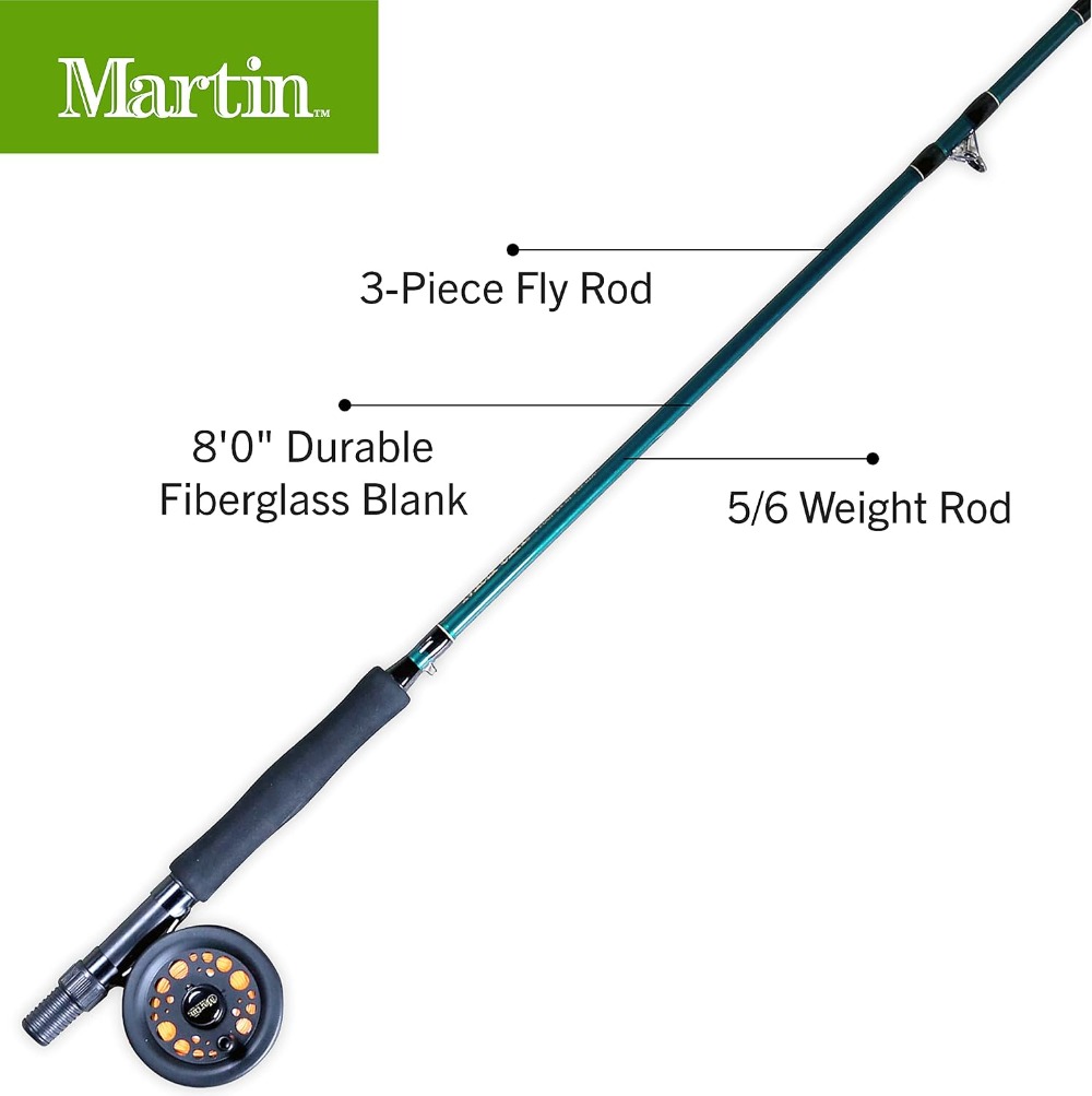 Complete Fly Fishing Kit - 8ft - Fly Reel avaliação e preço