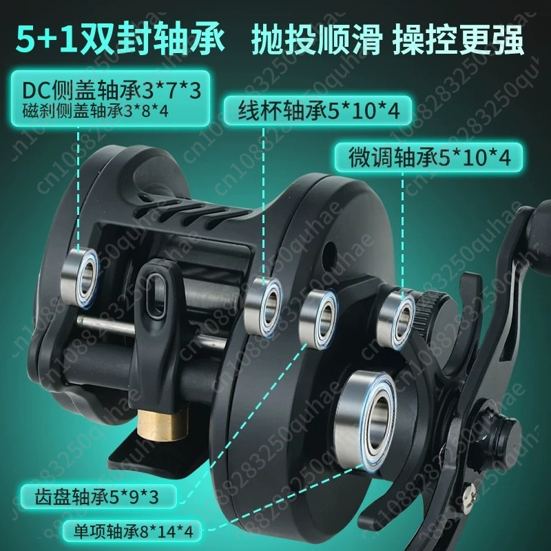 Micro Lure DC Reel, Dual-Use D - Baitcasting Reel avaliação e preço