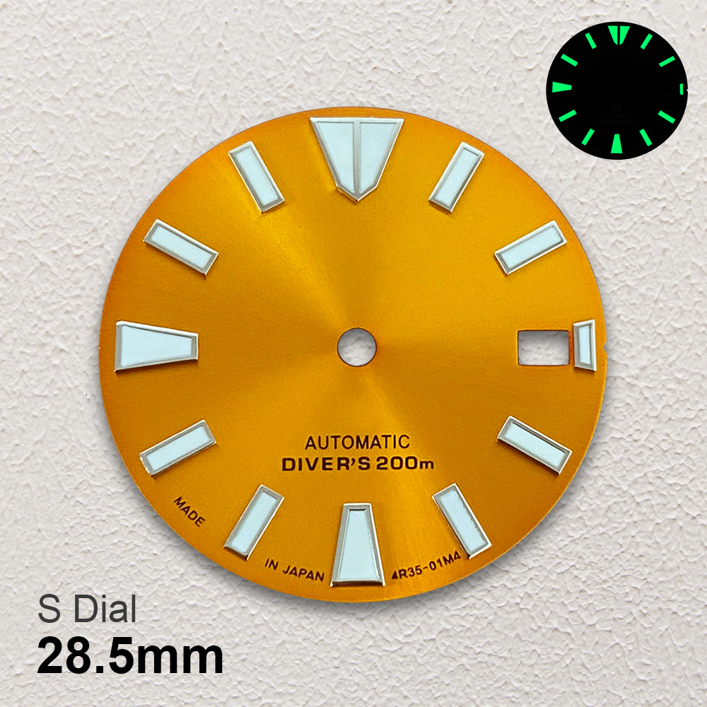 28.5mm S Logo Wave Dial Fit NH - Reel Case avaliação e preço