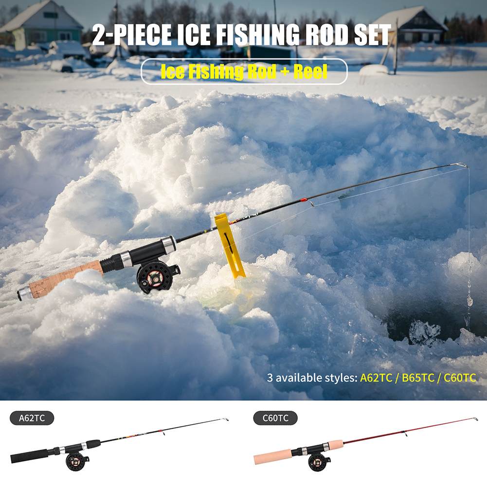 1 Set Fishing Rod With Fishing - Ice Fishing Reel avaliação e preço