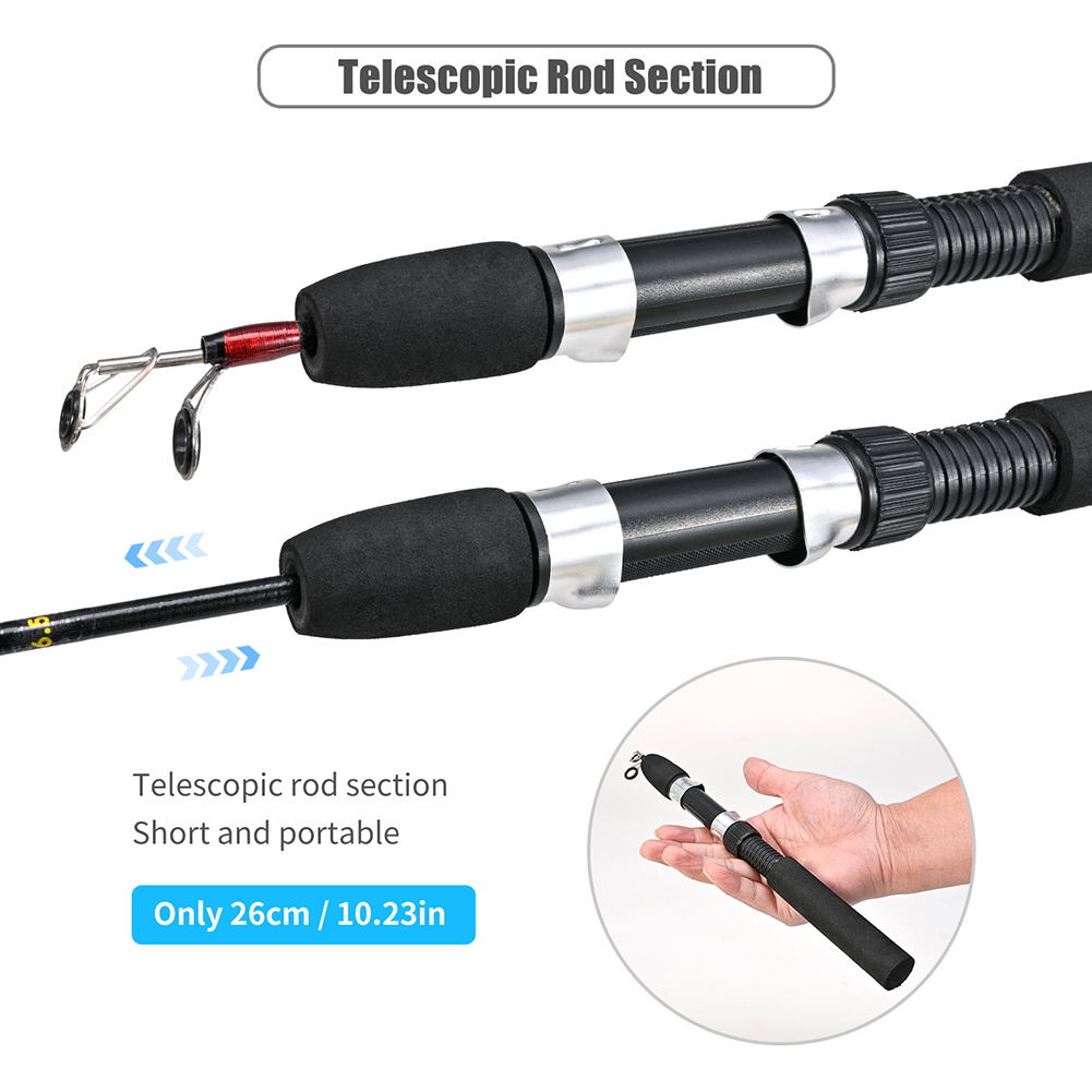 1 Set Fishing Rod With Fishing - Ice Fishing Reel avaliação e preço