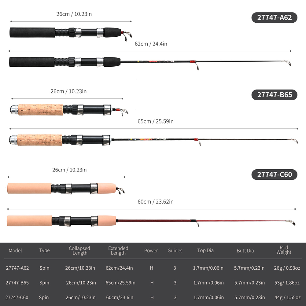 1 Set Fishing Rod With Fishing - Ice Fishing Reel avaliação e preço