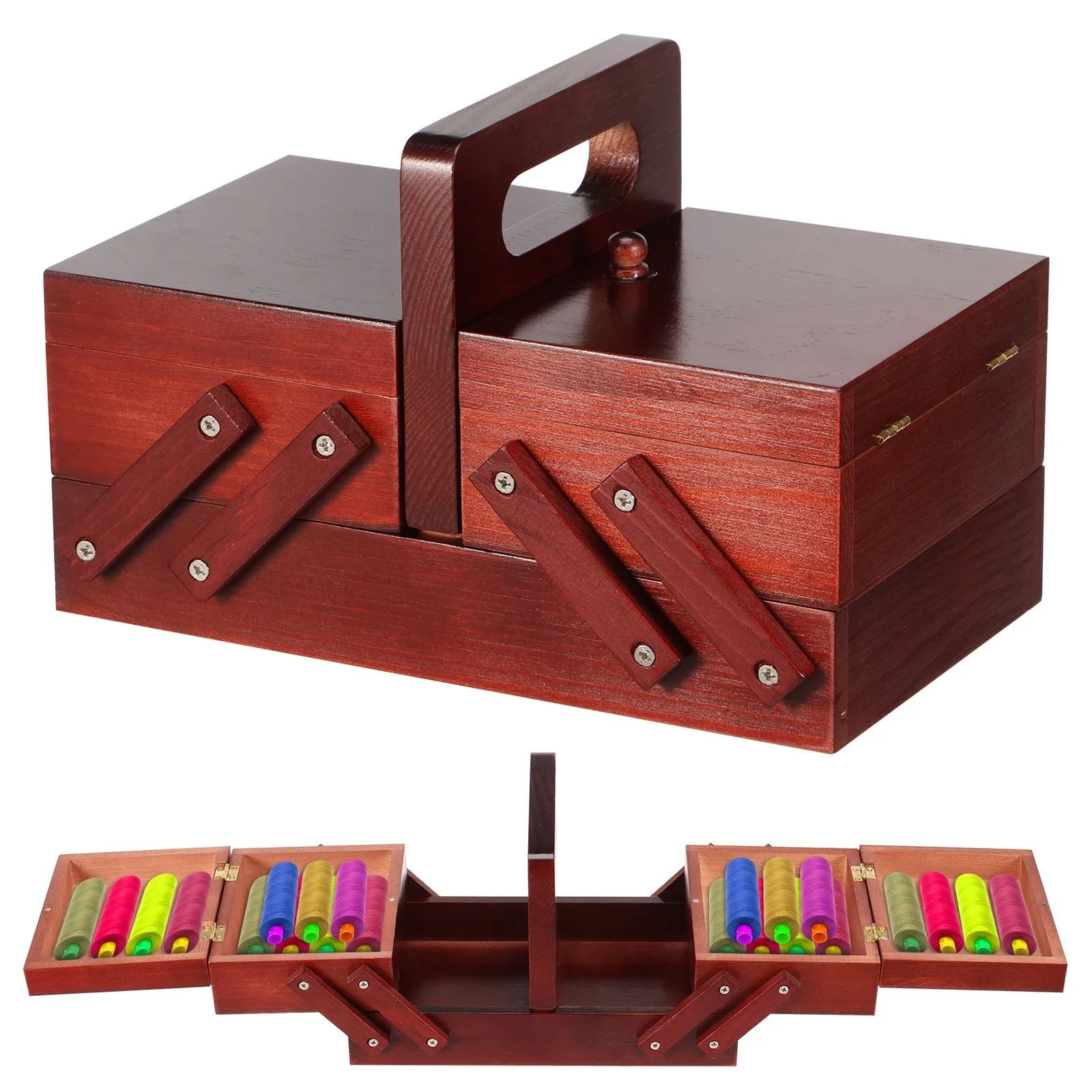Expandable Sewing Thread Box W - Reel Handle avaliação e preço