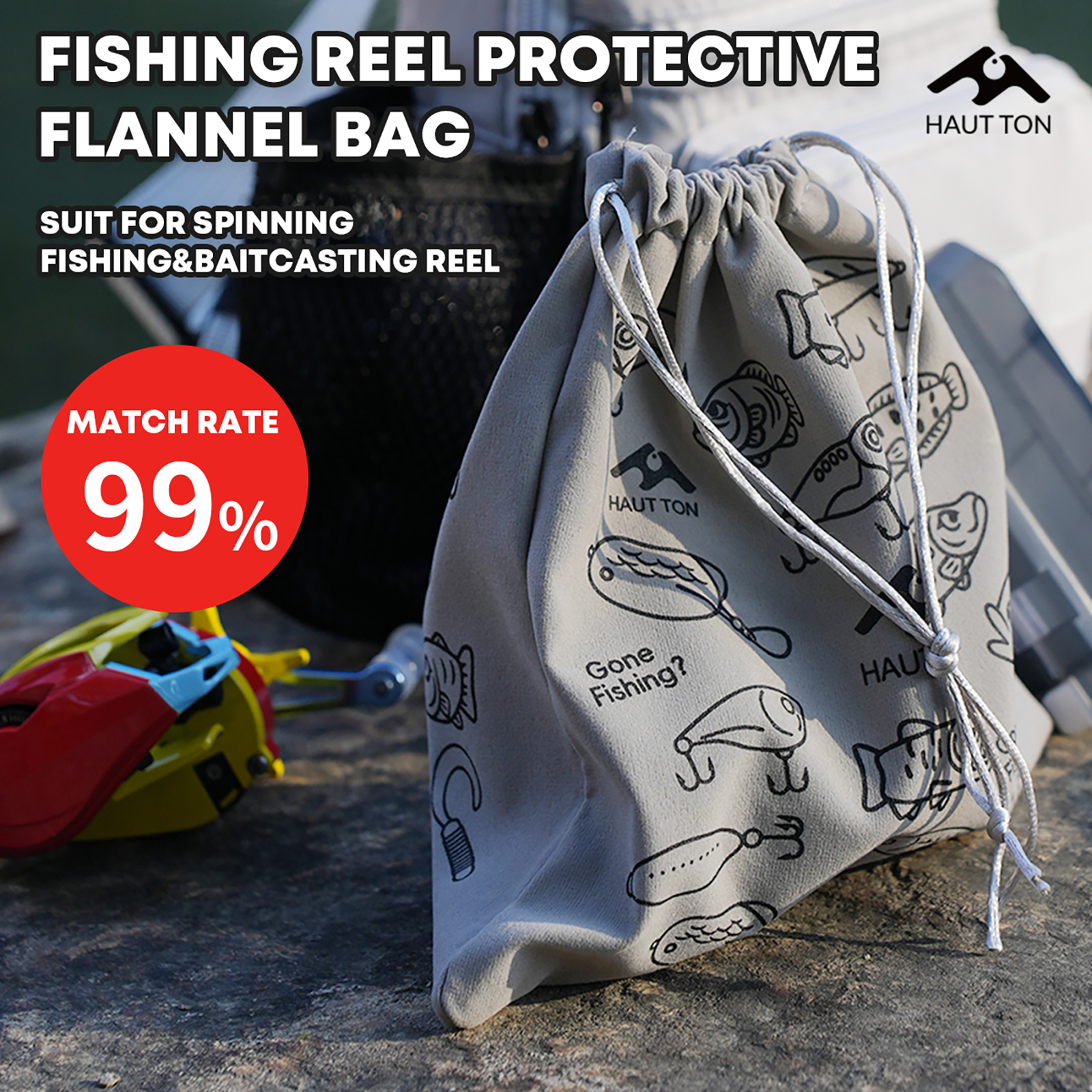 HAUT TON Fishing Reel Protecti - Spincast Reel avaliação e preço