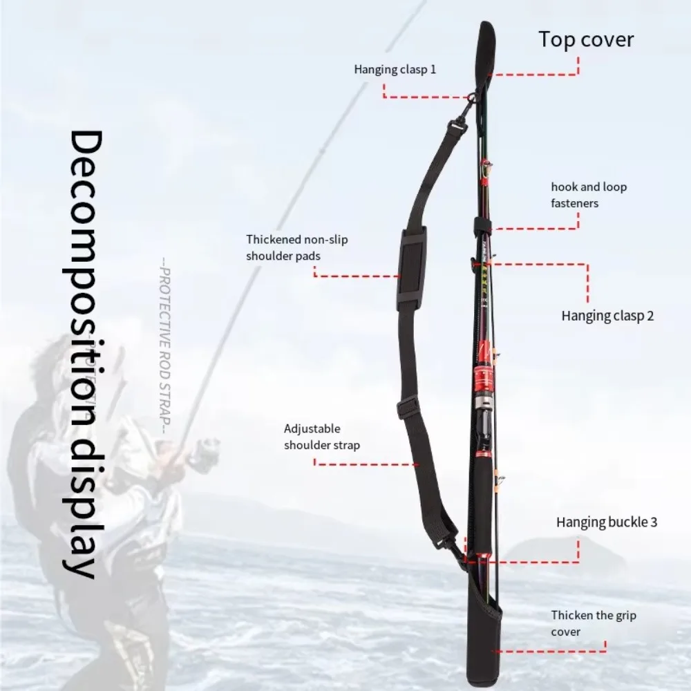 Adjustable Fishing Rod Storage - Reel Cover avaliação e preço