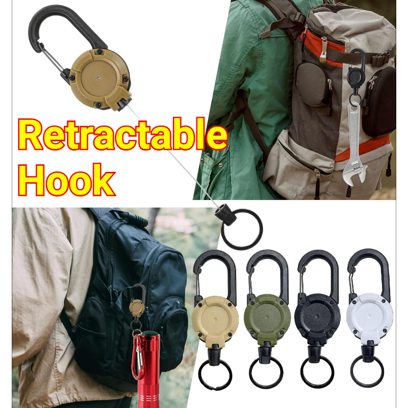 1/2/4pcs Extendable Retractabl - Reel Bag avaliação e preço