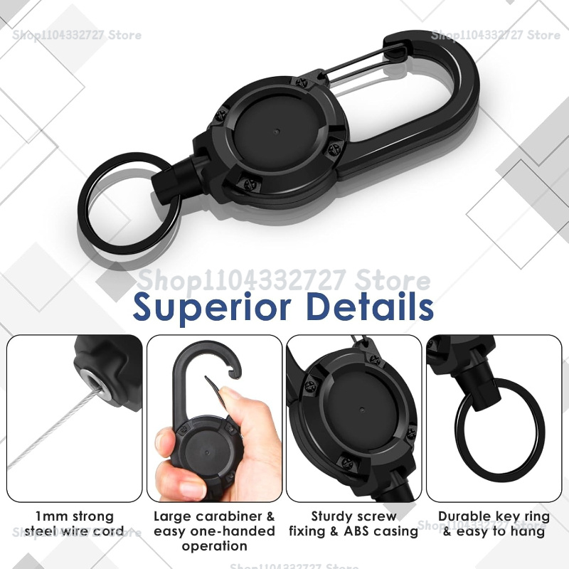 1/2/4pcs Extendable Retractabl - Reel Bag avaliação e preço