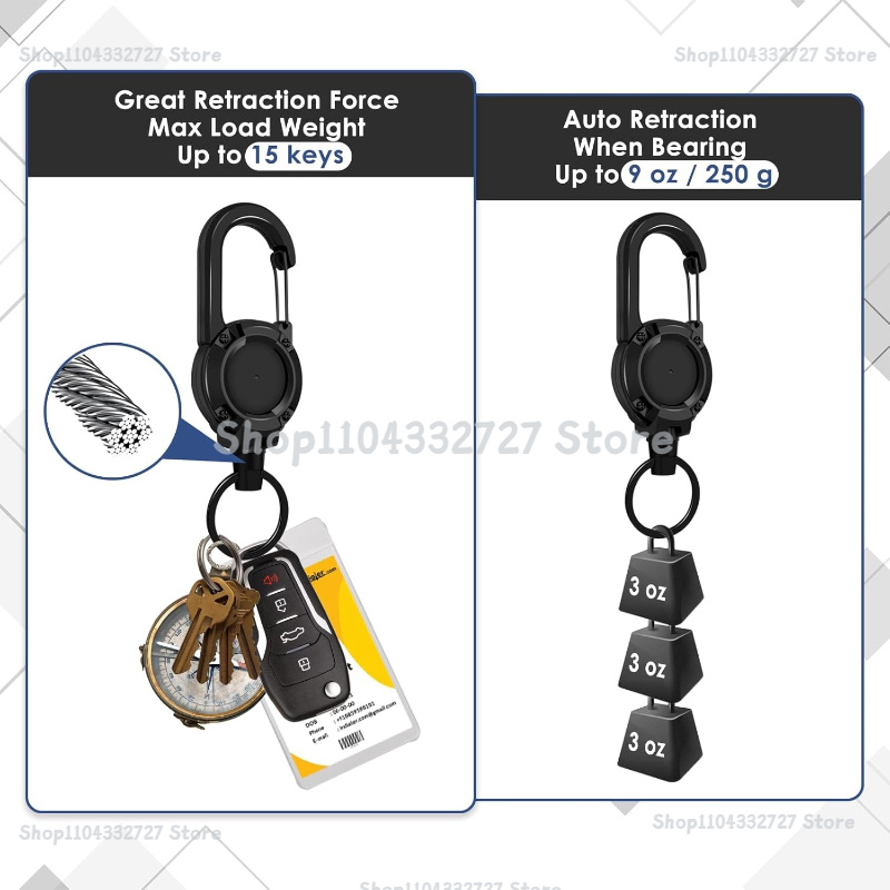 1/2/4pcs Extendable Retractabl - Reel Bag avaliação e preço