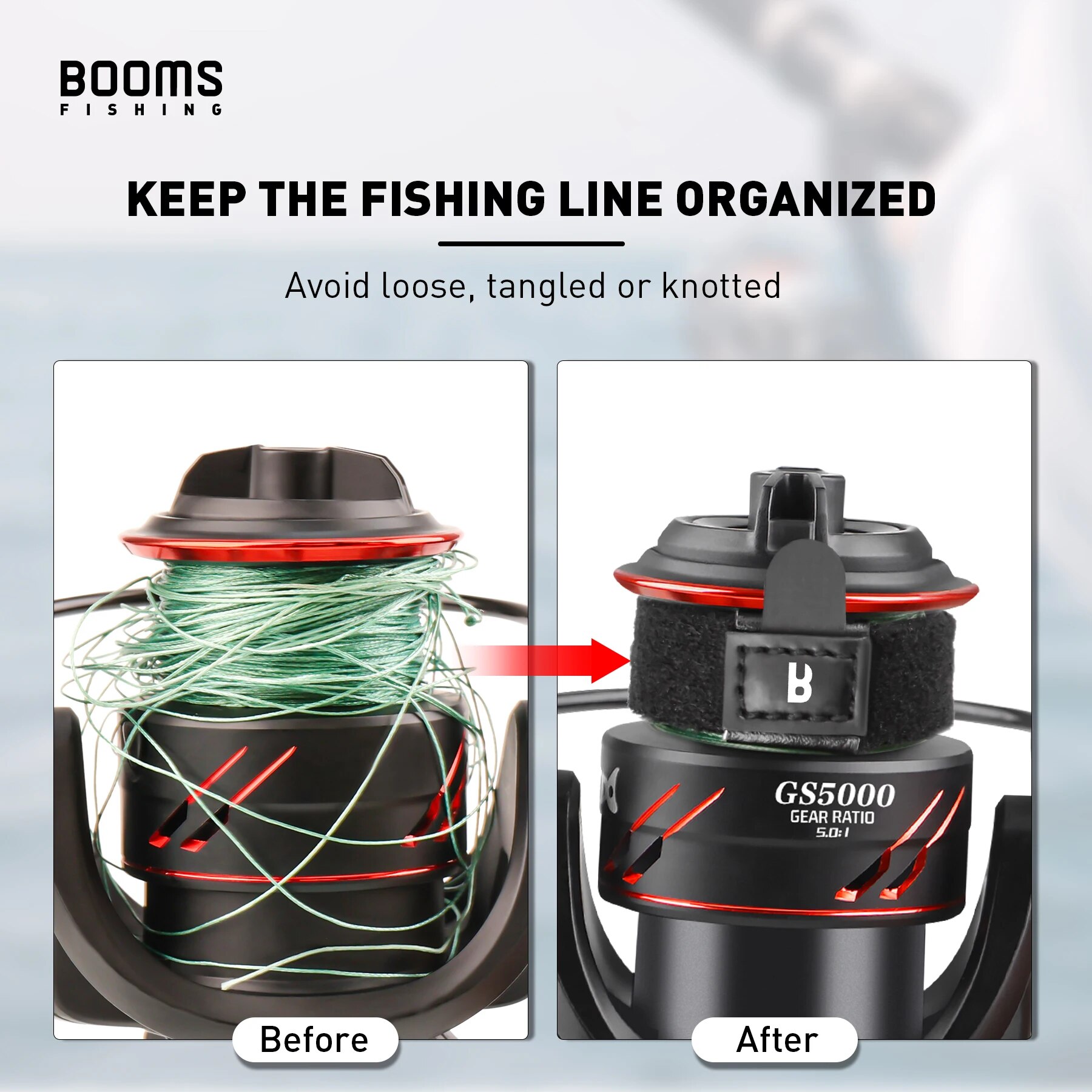 Booms Fishing SB1 4Pcs Spinnin - Reel Cover avaliação e preço